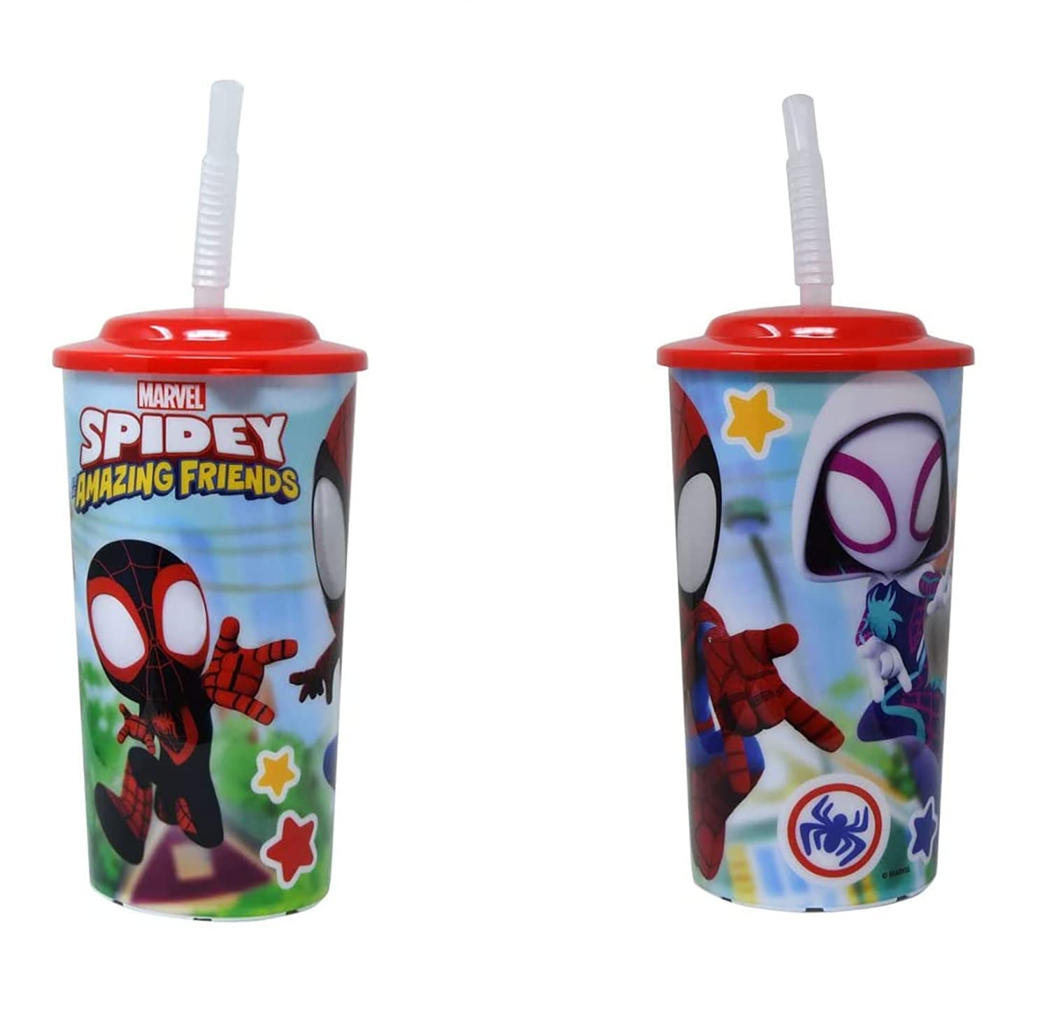 Zak! Designs Spidey and Friends 16 oz PP Sports Tumbler with lid