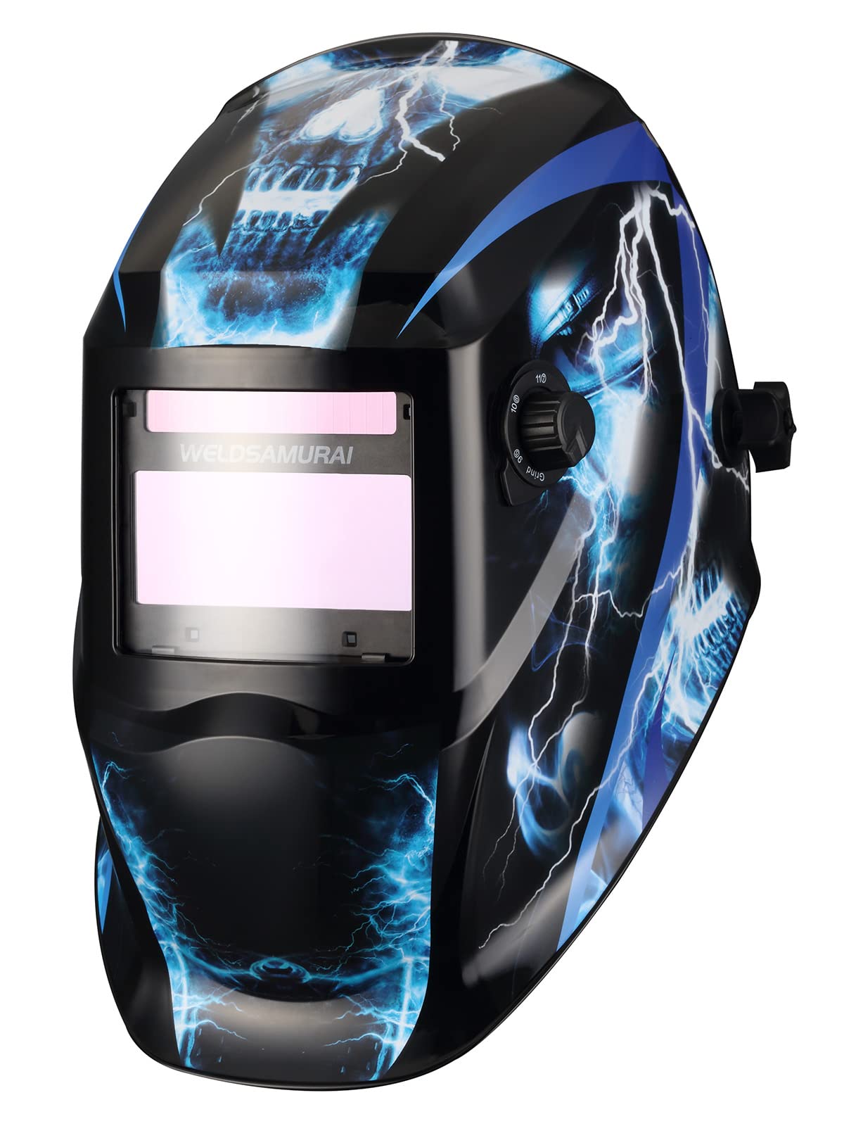 Weldsamurai WELDSAMURAI Auto Darkening Welding Helmet, True color Solar Power Welding Hood, 4