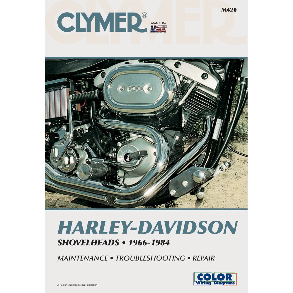 CLYMER 1966-1984 Harley Davidson Shovelheads cLYMER MANUAL H-D SHOVELHEADS 66-84, Manufacturer: cLYMER, Manufacturer Part Number: M420-