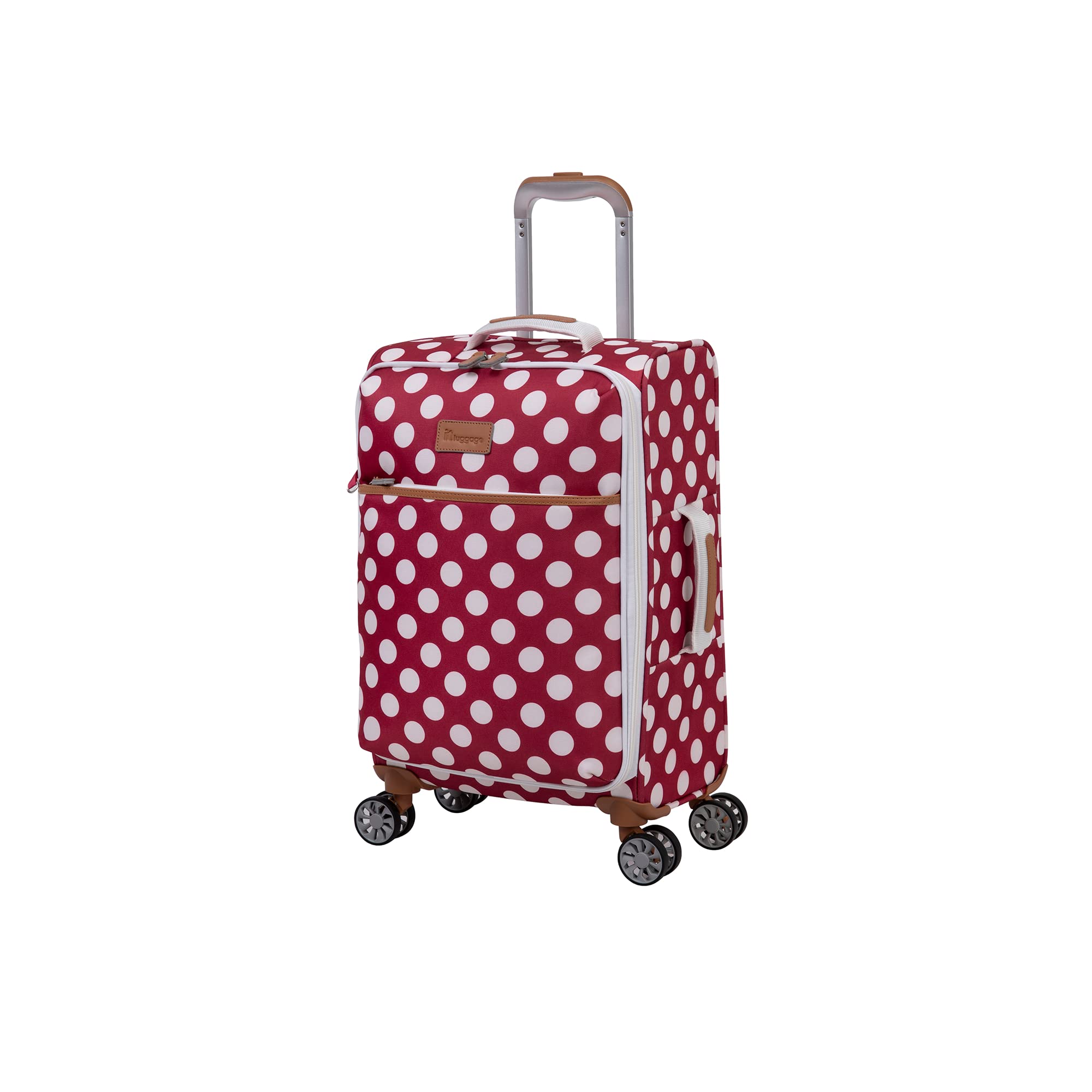 it luggage Summer Spots 22 Softside carry-on 8 Wheel Lightweight, Red