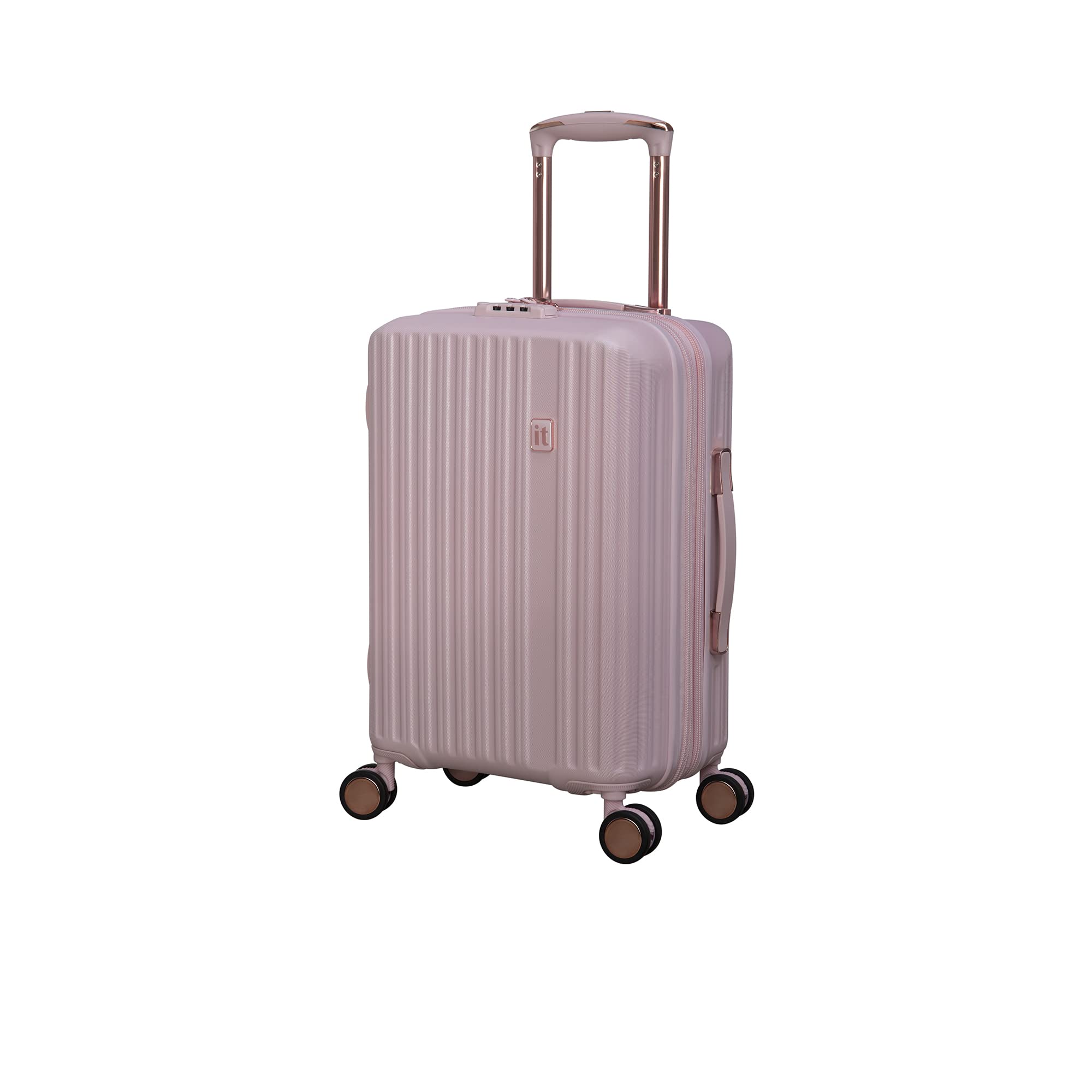 it luggage Luxuriant 22 Hardside carry-On 8 Wheel Expandable Spinner, Prada Pink