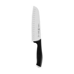 HENcKELS 13578-183 Hollow Edge Santoku Knife, 7-inch, BlackStainless Steel