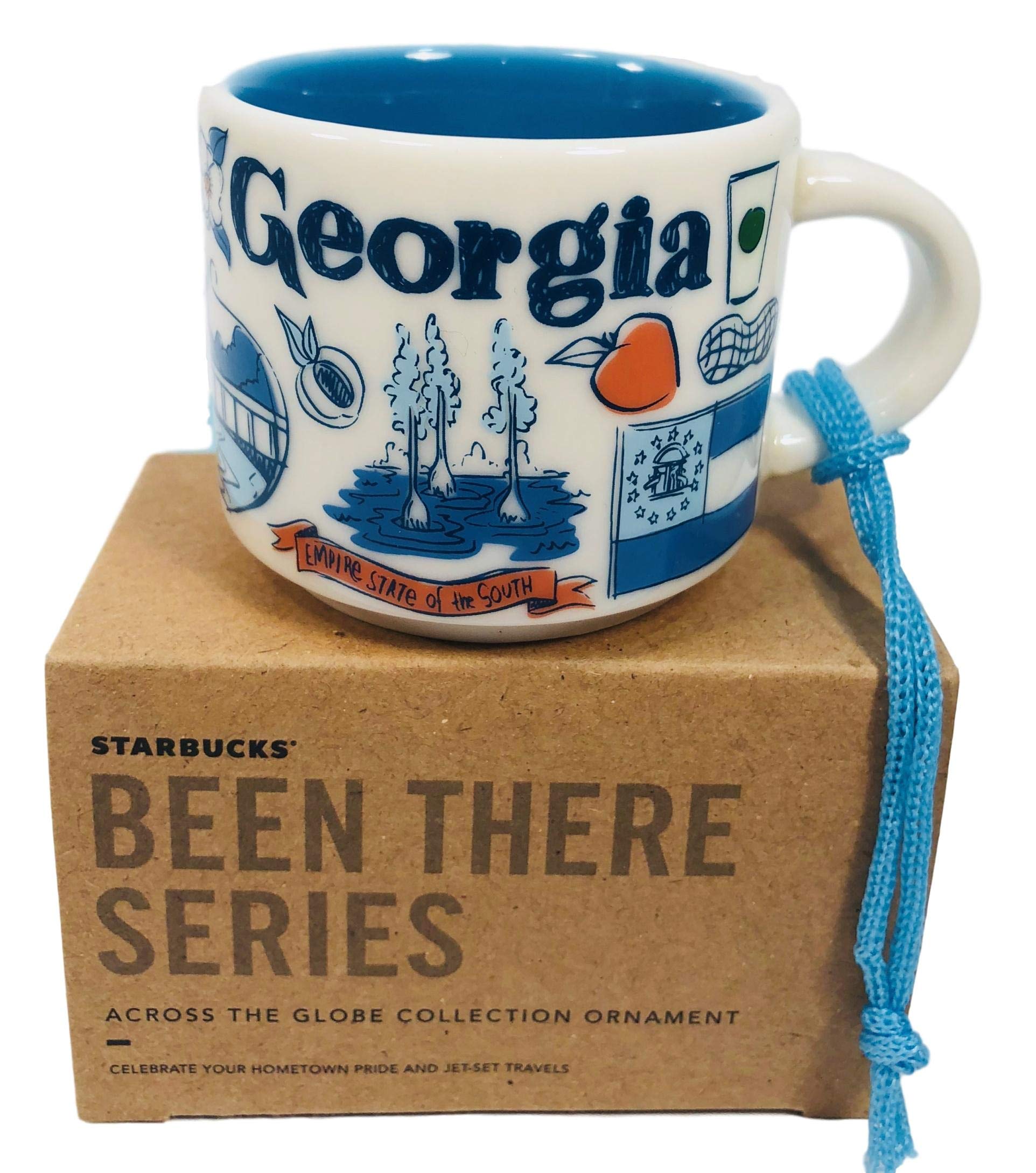 Starbucks georgia Been There Series ceramic coffee Mug Ornament 2 oz