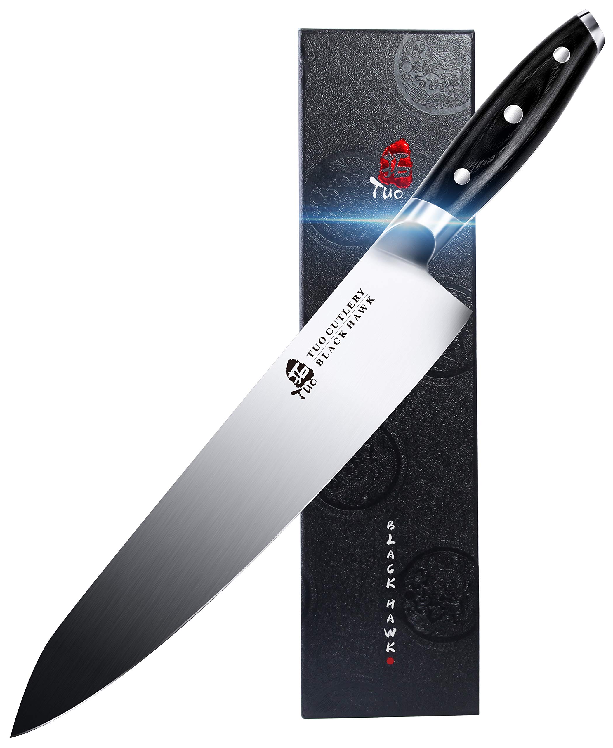 TUO chef Knife -Professional Kitchen chefs Knife cooking Knife gyuto Knives 10 Inch ,Razor Sharp german Hc Steel Japanese chef K