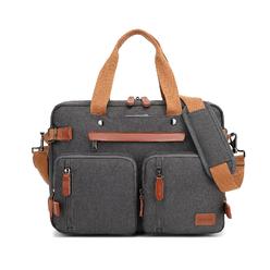 MOLNIA 15.6 inch Laptop Backpack,3 in 1 Briefcases For Men,Laptop Backpack, Messenger Bag,Computer Bags For Men Women,Dark Grey