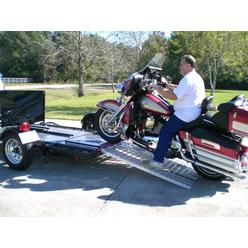 Five Star Mfg Five Star Aluminum Ramp 4 ft. USA - Motorcycles on to Trailers - 5244 MCDR Ramp