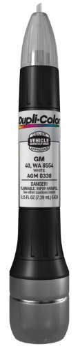 Dupli-Color AGM0338 White General Motors Exact-Match Scratch Fix All-in-1 Touch-Up Paint