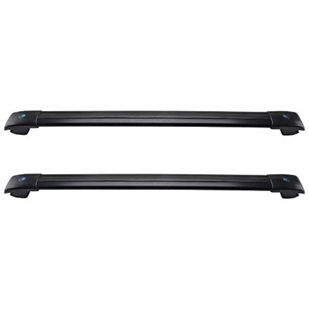 MotorFansClub Roof Rack Cross Bars Fit for Compatible with Jeep Cherokee 2014-2019 Crossbars Cargo Luggage Rack Rail Aluminum (D