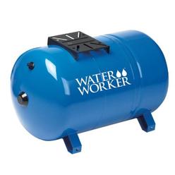 Water Worker WaterWorker HT20HB Water Worker Ht-20Hb Horizontal Pre-Charged Well Tank, 20 Gal, 1 in Mnpt, 100 Psi, Steel, 20-Gallon