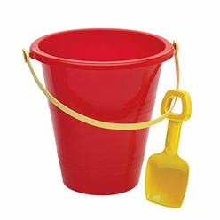 American Plastic Toys 8" Pail and Shovel - Colors May Vary , Red