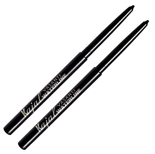 Vasanti Cosmetics VASANTI Kajal Waterline Eyeliner - Safe to use on Waterline and Tightline (Upper Waterline) - Ophthalmologist Tested and Approve
