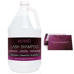 SecretsID Lash Shampoo for Professional Eyelash Extension Bulk 1 gallonEyelash Foaming cleanserSalon Lash cleanser for Face and