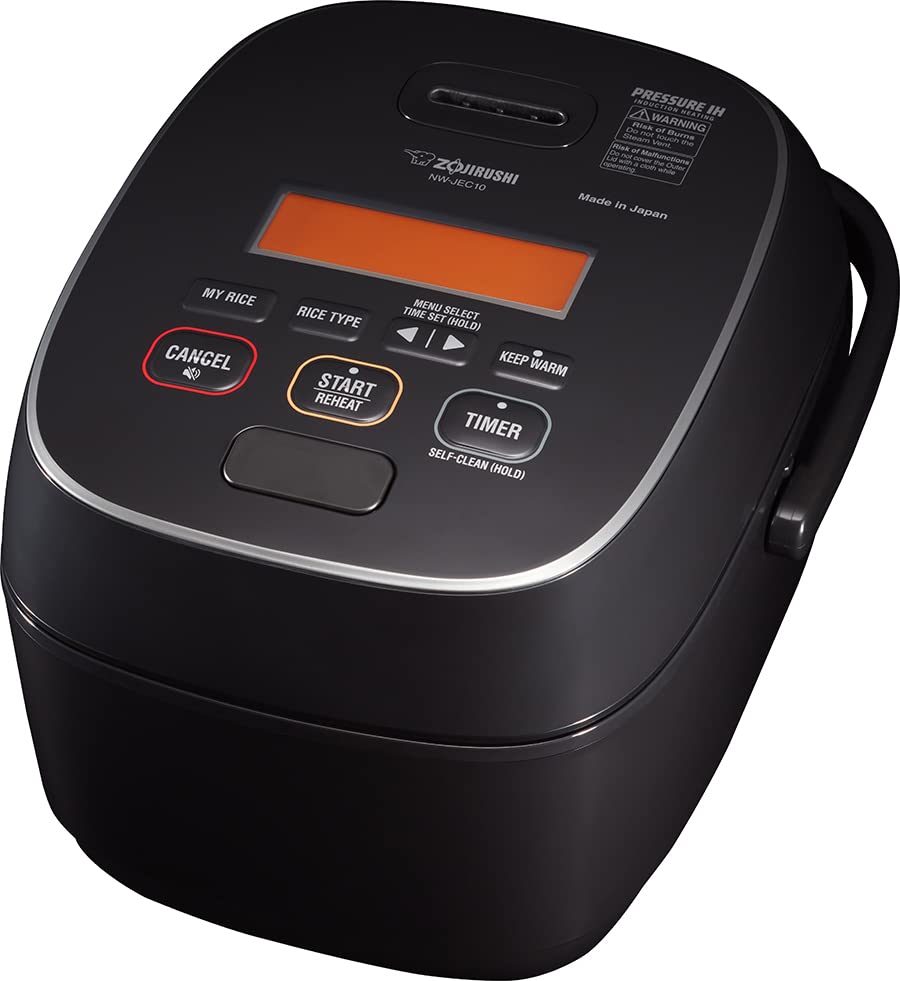 Zojirushi NW-JEc10BA Pressure Induction Heating (IH) Rice cooker & Warmer, 55-cup, Made in Japan