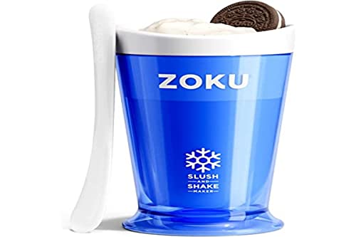 ZOKU Original Slush and Shake Maker, compact Make and Serve cup with Freezer core creates Single-Serving Smoothies, Slushies and