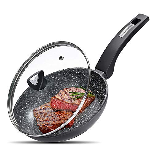 KOCH SYSTEME CS cSK 8A Small Stone Earth Nonstick Frying Pan, Nonstick  Omelet Pan Skillet for All Stove Tops Include Induction cooker, Stir Fry