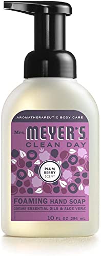 MRS. MEYER\'S CLEAN  Mrs Meyers clean Day Foaming Hand Soap, Plum berry (10 Fl Oz, Pack of 1)