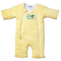 Baby Merlins Magic Sleepsuit - 100% cotton Baby Transition Swaddle - Baby Sleep Suit - Yellow - 6-9 Months