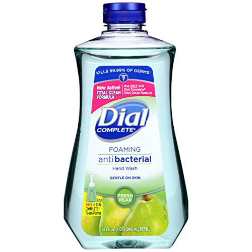 Dial complete Antibacterial Foaming Hand Wash Refill, Fresh Pear, 32 Ounce