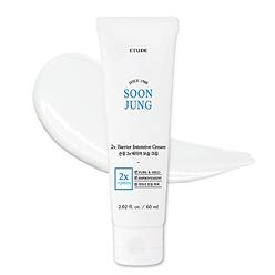 Etude House ETUDE SoonJung 2x Barrier Intensive cream 60ml (21AD) Hypoallergenic Shea Butter Hydrating Facial cream for Sensitive Skin, Wate