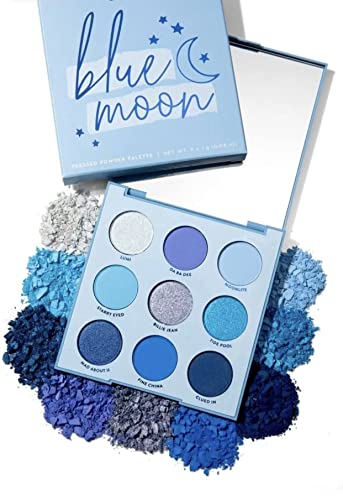 Casa Bella Beauty colourpop Blue Moon Eyeshadow Palette