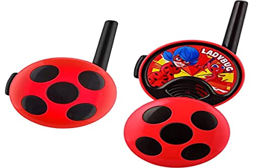 eKids Miraculous Ladybug Walkie Talkies for Kids, Indoor and
