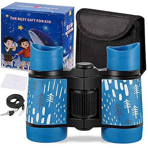 layYun Kid Binoculars Shock Proof Toy Binoculars Set - Bird Watching - Educational Learning - Presents for Kids - children gifts - Boys