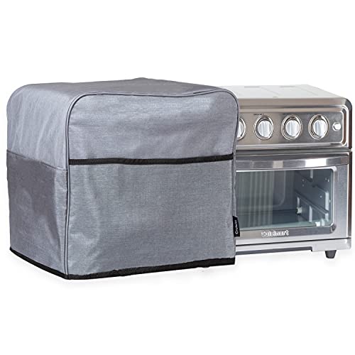 Crutello Convection Toaster Oven Cover With Storage Pockets, Large - Fits Machines Up To 17 X 15 X 14 Inches