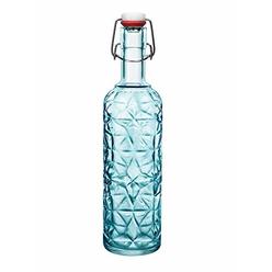 Bormioli Rocco Oriente Bottle, Set of 6, cool Blue