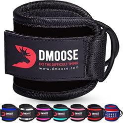 DMoose Fitness DMoose Ankle Strap for cable Machine Attachments - gym Ankle cuff for Kickbacks, glute Workouts, Leg Extensions, curls, Booty Hi