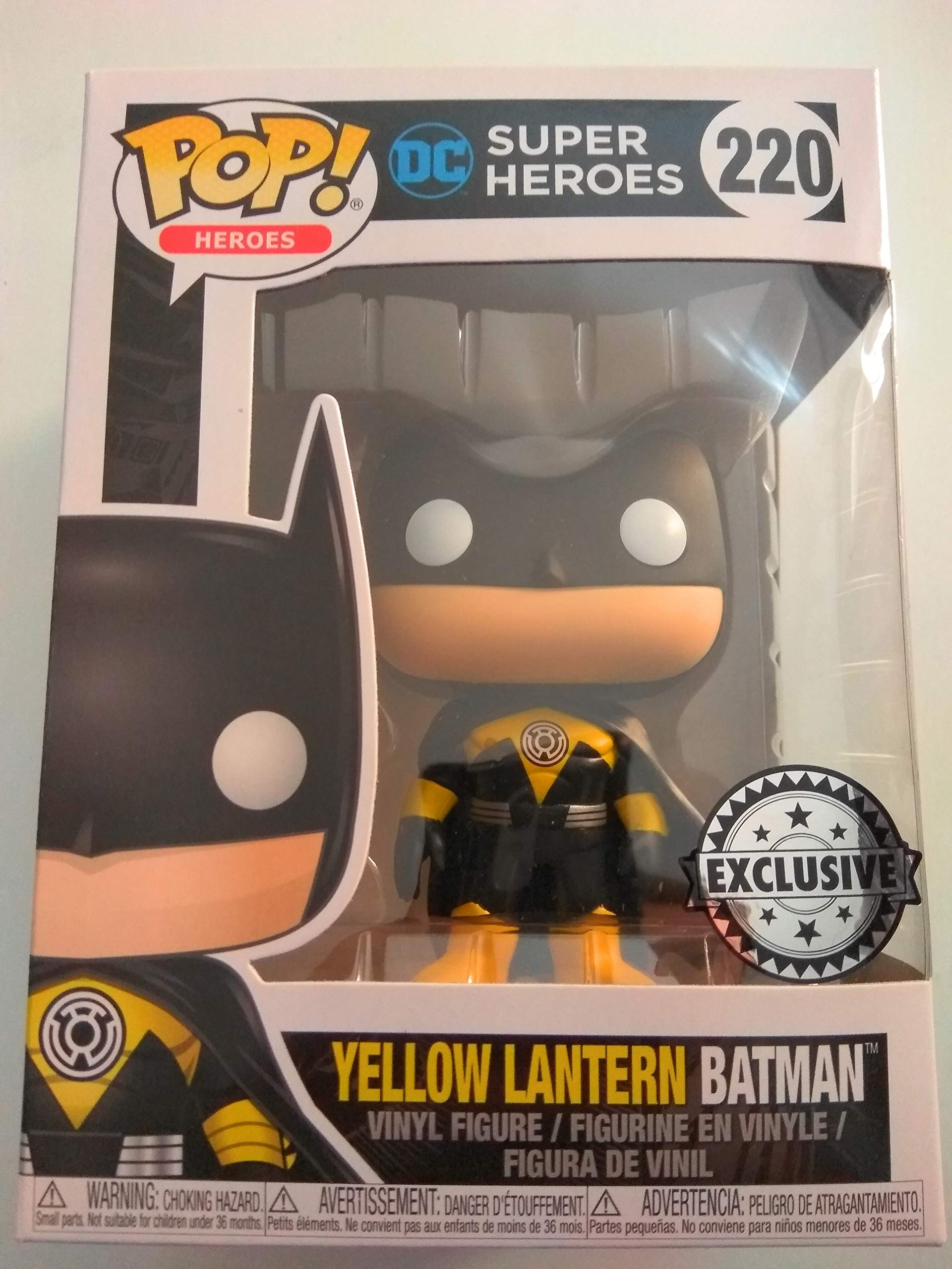 Funko Figure POP Dc comics Yellow Lantern Batman Exclusive