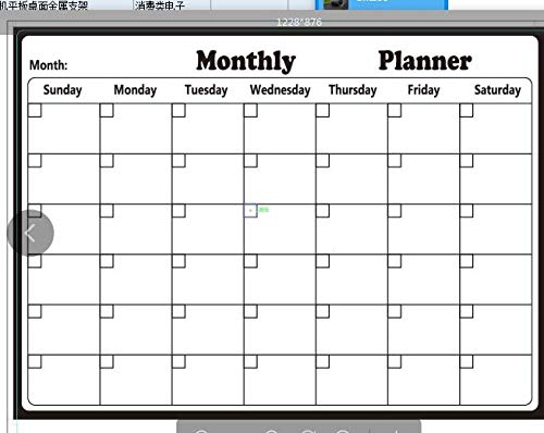 Felenny Dry Erase calendar Whiteboard Magnetic Memo Board calendar Fridge  Dry Erase Board Monthly Plan Refrigerator Habit Tracker 11i x