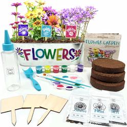 Hapinest Flower Garden Growing Kit Kids Gardening Crafts Gifts for Girls and Boys Ages 6 7 8 9 10 11 12 Years Old and Up