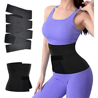 LADYSON Tiktok Waist Trainer for Women, Upgraded Version Snatch Me Up  Bandage Waist Wrap for Stomach, Invisible Waist Trainer for Body S