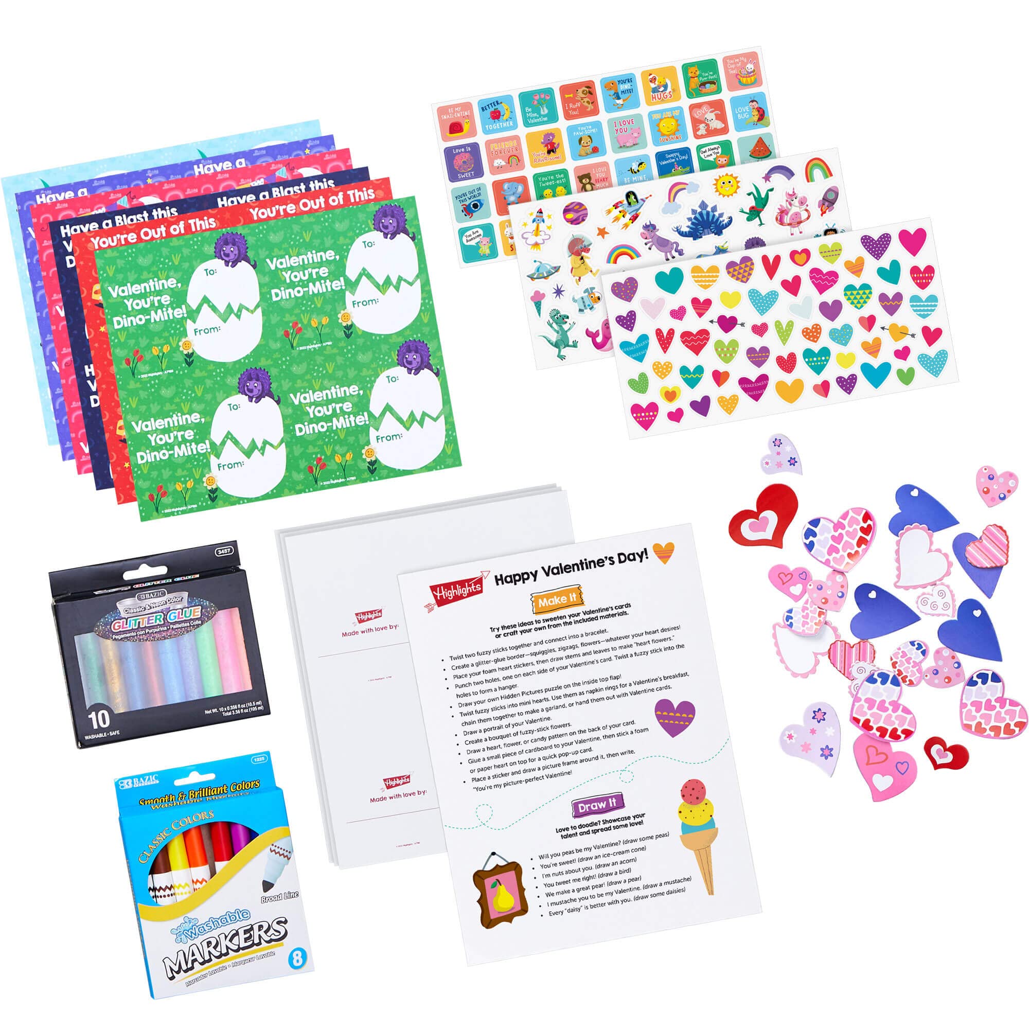 Highlights for Child Highlights Valentines Day cards craft Kit for Kids