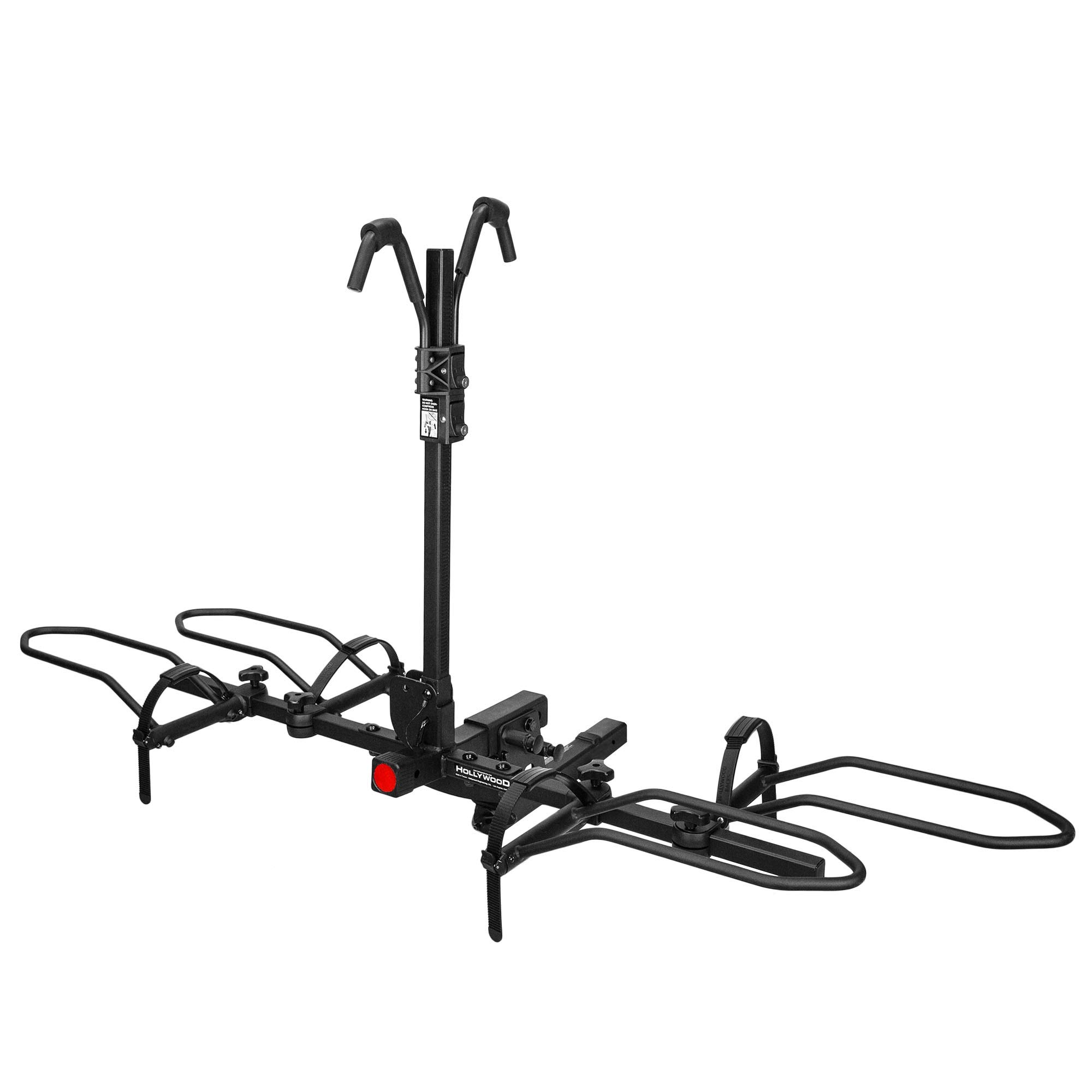 Hollywood Racks Sport Rider 2 Hitch Bike Rack, Carries 2 Bikes Up To 80 Lbs Each For Standard, Fat Tire And Electric Bicycles -