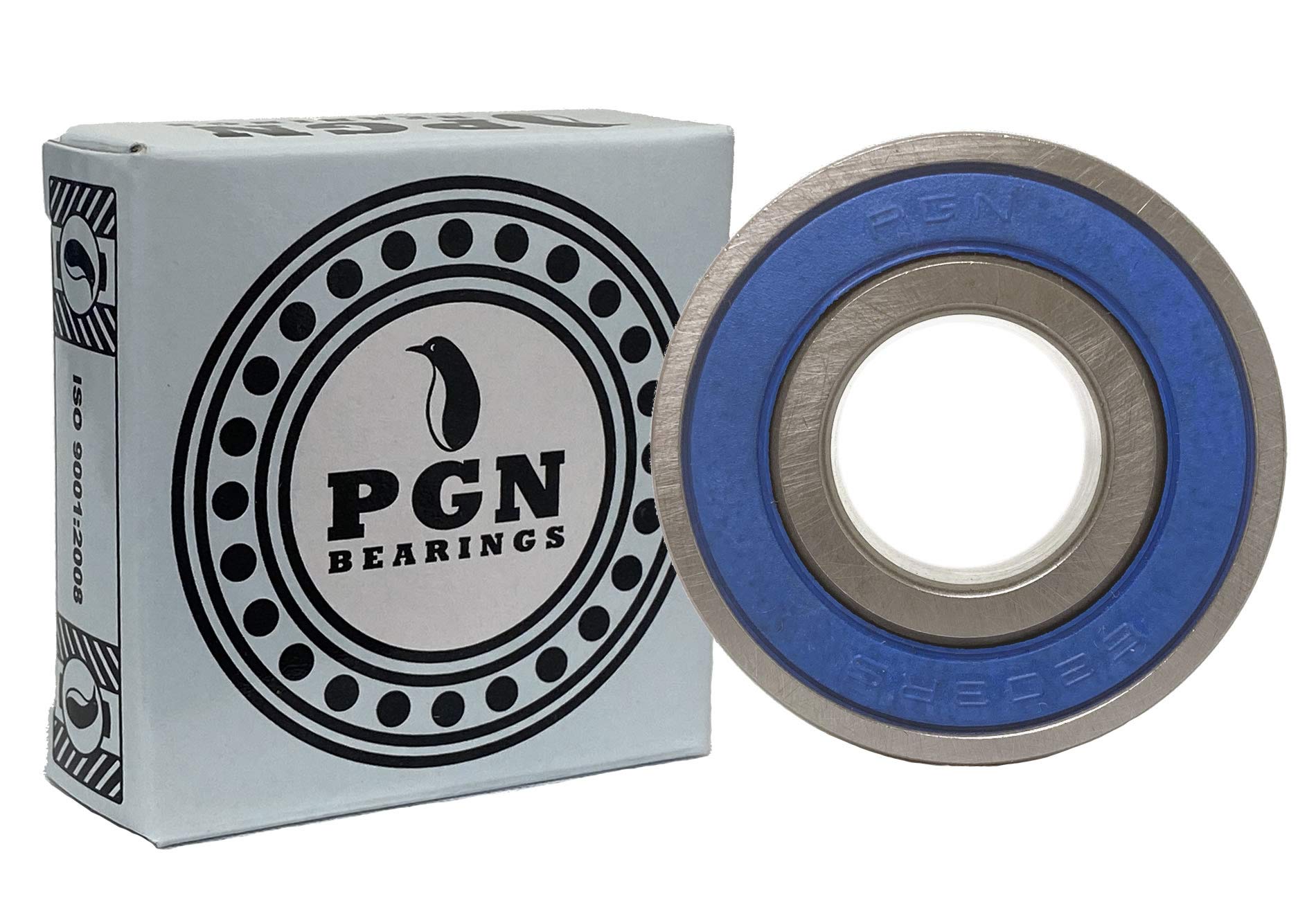 PGN Bearings (10 Pack) Pgn 6203-2Rs Sealed Ball Bearing - C3-17X40X12 - Lubricated - Chrome Steel