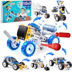 Noytoy Stem Toys For Boys And Girls With Electric Power Motor , Stem Projects For Kids Ages 8-12 10In1 , Engineering Toys For Ki