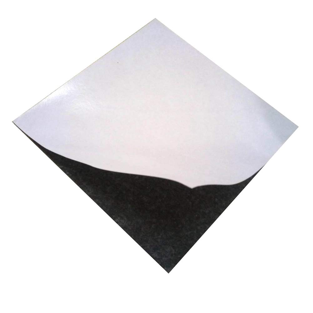LMS Black Heat Resistant Thin Silicone Rubber Gasket Sheet Adhesive Back,125 By 12 By 12 Inch