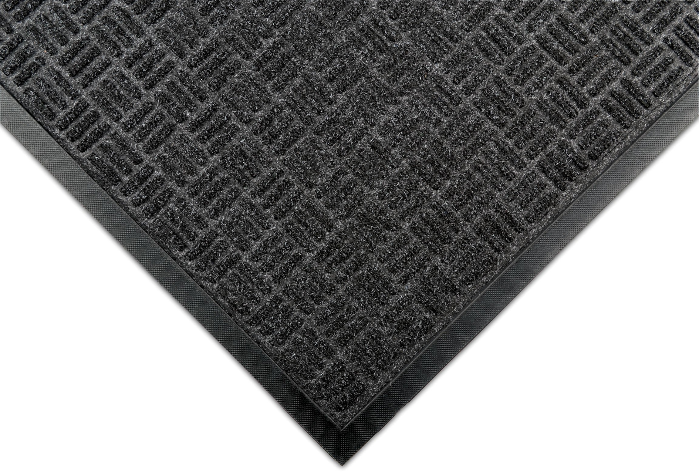 Notrax 167 Portraita Rubber-Backed Entrance Mat, For Home Or Office 3 X 4 Charcoal