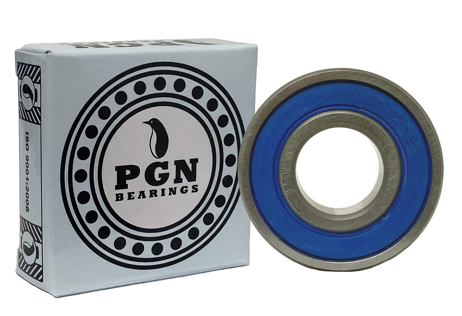 PGN Bearings (10 Pack) Pgn - R6-2Rs Sealed Ball Bearing - C3-38X78X932 - Lubricated - Chrome Steel