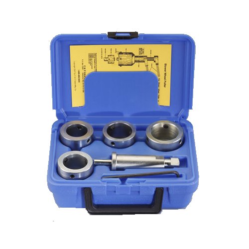 C&D Valve Cd3570 Complete Blower Wheel Puller Kit With 1-14, 1-38, 1-12 And 1-58 Hubs