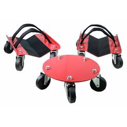 Kastforce Kf2013 Snowmobile Dolly Heavy Duty V-Slide With 2.5A Pvc Swivel Casters And Rubber Pad Protecting Skis