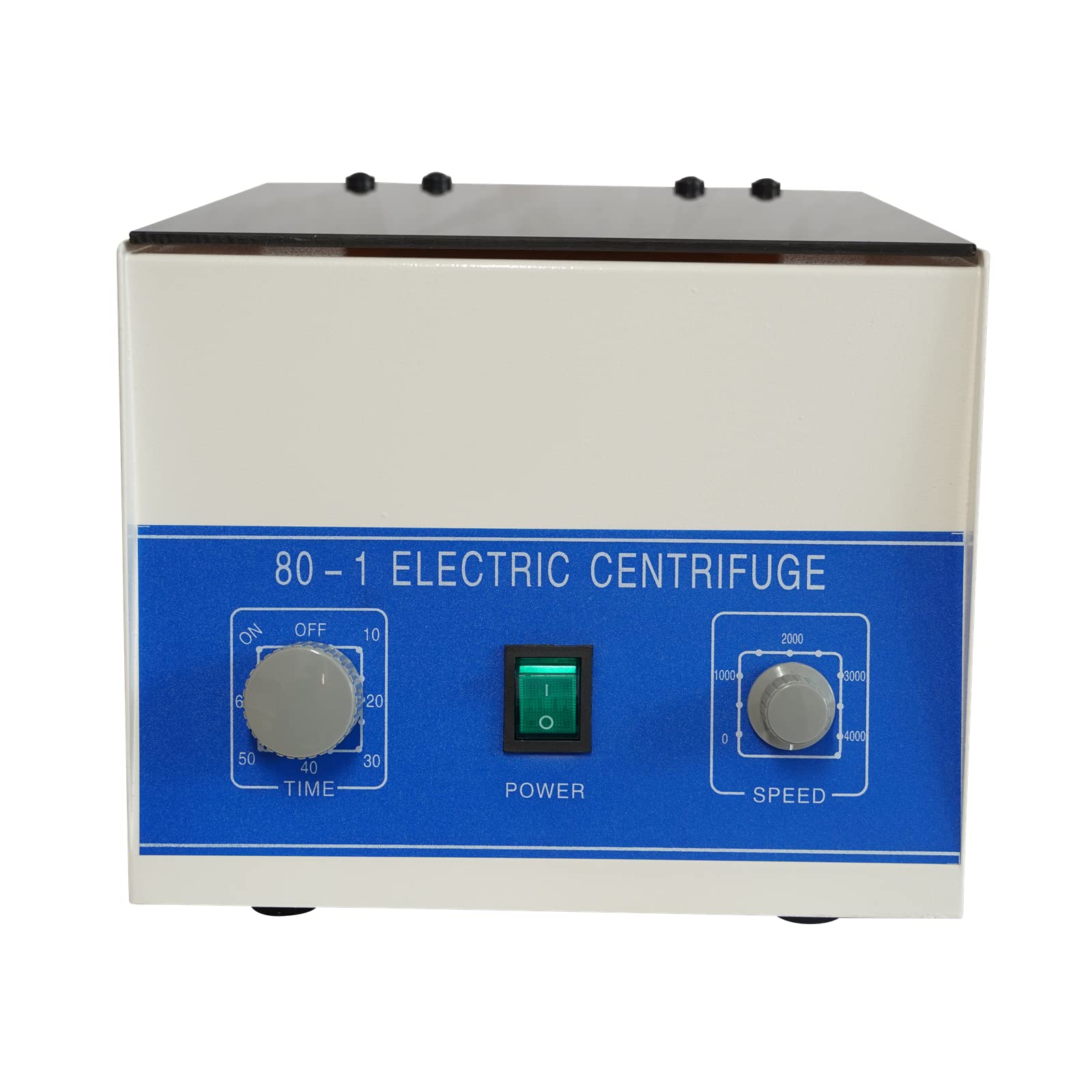 Soiiw Electric Lab Benchtop Centrifuge,Low-Speed 4000Rpm Speed Control Centrifuge Machine 6 Tubes X 20Ml With Timer 0-60Min