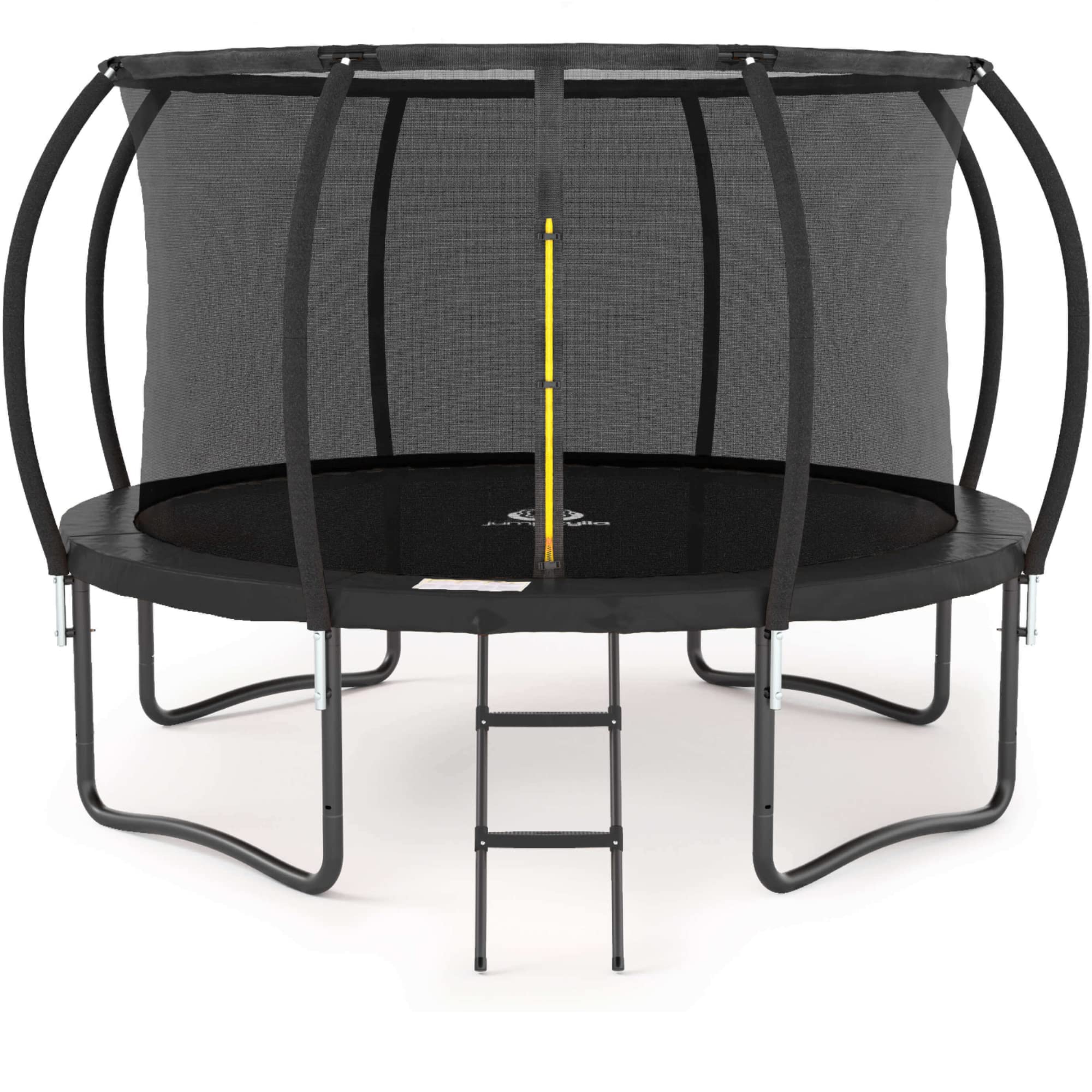 Jumpzylla Trampoline 8Ft 10Ft 12Ft 14Ft Trampoline With Enclosure - Recreational Trampolines With Ladder And Galvanized Anti-Rus