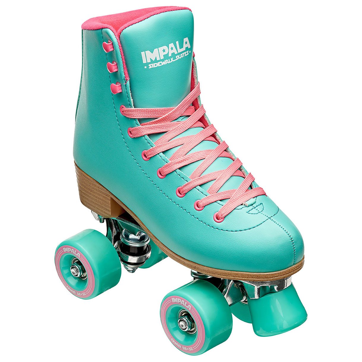 Impala Rollerskates Girls Impala Quad Skate (Big Kidadult) Aqua 11 (Us Mens 9, Womens 11) M