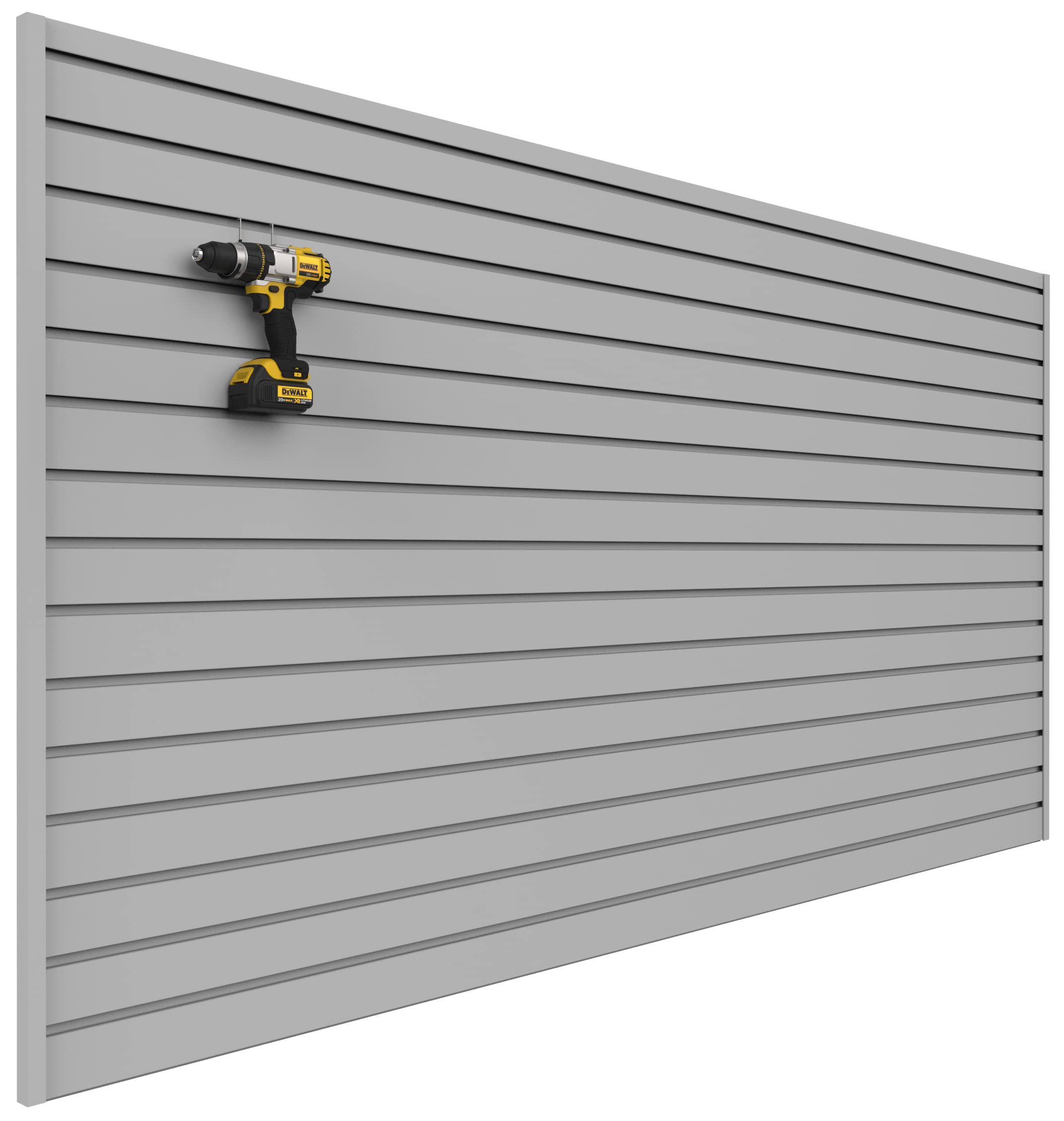 DLDIREcT Slatwall Panel Garage Wall Organizer Heavy Duty Wall Mounted