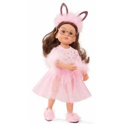 gAtz Gotz Little Kidz Ella Rabbit - 14 Multi-Jointed Standing Doll With Glasses And Long Brown Hair To Wash & Style