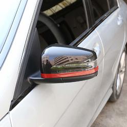 LLKUANG ABS chrome carbon Fiber Side Rearview Mirror cap cover Trim for Mercedes Benz W176 W246 W204 W212 W211 cLA w117 cLS w218 gLK X20