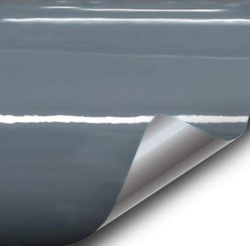 VVIVID+ gloss Slate grey grigio Telesto Vinyl car Wrap Film DIY Easy to Install No-Mess Decal VViViD (3ft x 5ft)
