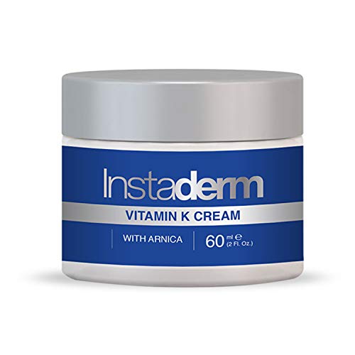 instaderm Vitamin K Cream- Bruise Healing Formula with Arnica. Dark Spot Moisturizer for Bruising, Spider Veins & Broken Capillaries. Repa